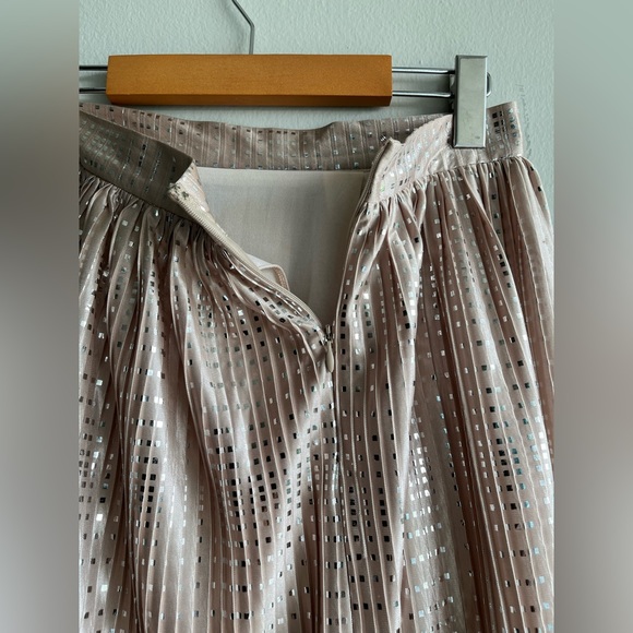Anthropologie Sabina Musayev "Cassia" Pleated Midi Skirt Size 4 - Picture 8 of 9